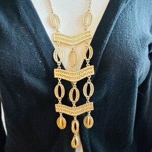 Stella & Dot Kimberly gold-tone Lariat necklace never worn